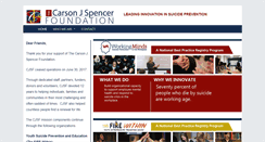 Desktop Screenshot of carsonjspencer.org